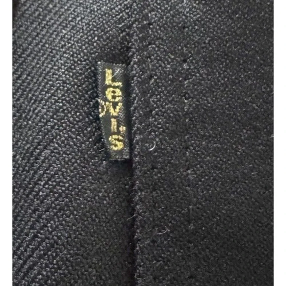 Vintage 90S LEVI'S Gold Tab/Red‎ Lable 517 Polyester Pants Mens 40*32 Black USA